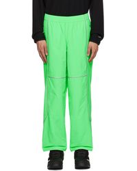 The North Face - Green Tek Piping Wind Trousers - Lyst