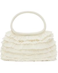 Molly Goddard - Ssense Exclusive Off- Frilled Bag - Lyst