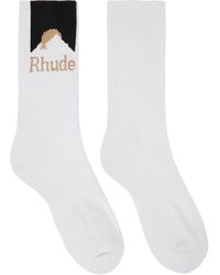Rhude - White Moonlight Sport Socks - Lyst