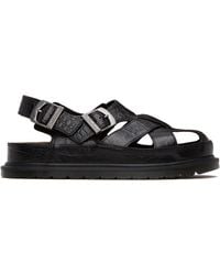Dr. Martens - Fisherman Crocodile Analine Leather Sandals - Lyst