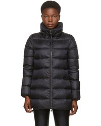 Moncler Black Down Anges Coat