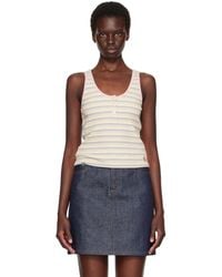 Amiri - Ma Striped Tank Top - Lyst
