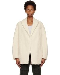 Vince - Off- Faux-fur Jacket - Lyst