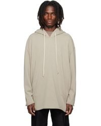 Rick Owens - Pull À Capuche Peter Gris - Lyst