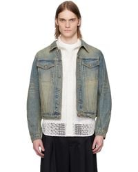 CMMAWEAR - ブルー フェード デニムジャケット - Lyst