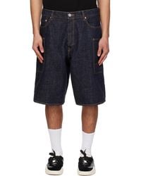 KENZO - Paris Cargo Monkey Fit Denim Shorts - Lyst