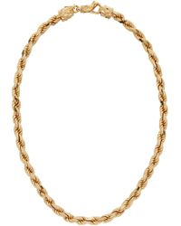 Emanuele Bicocchi Gold French Rope Necklace - Metallic