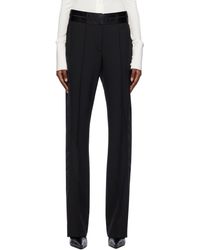 Helmut Lang - Black Seamed Bootcut Trousers - Lyst