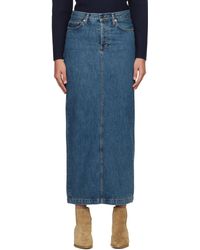 Wardrobe NYC - Column Denim Maxi Skirt - Lyst