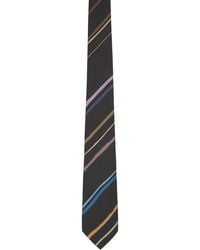 Paul Smith - Diagonal 'Painted Stripe' Tie - Lyst