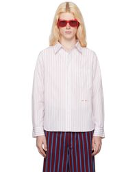 Marni - Chemise blanche à rayures - Lyst