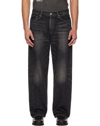 Neighborhood - Washed Denim Dp Wide Jeans - Lyst