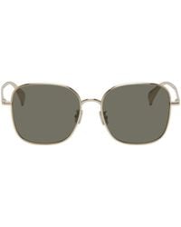 KENZO - Gold Paris Boke Flower Sunglasses - Lyst