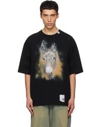 Maison Mihara Yasuhiro - Horse Printed T-Shirt - Lyst