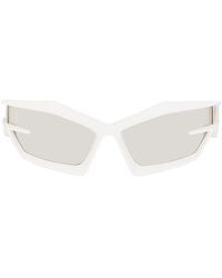 Givenchy - White Giv Cut Sunglasses - Lyst