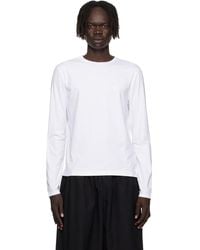 Acne Studios - Long Sleeve Regular Fit T-Shirt - Lyst