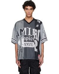 Amiri - Spliced Oversized Mesh T-Shirt - Lyst
