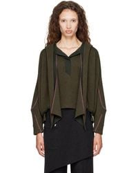 Kiko Kostadinov - Khaki Petrel Pullover Hoodie - Lyst