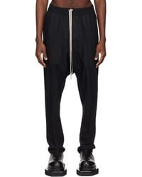 Rick Owens - Temple Drawstring Slim Long Trousers - Lyst
