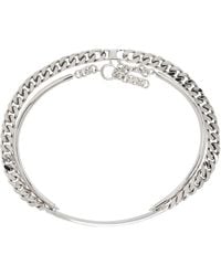 MM6 by Maison Martin Margiela - Mixed Chain Necklace - Lyst
