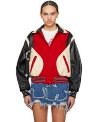 ANDERSSON BELL - Robyn Leather Bomber Jacket - Lyst