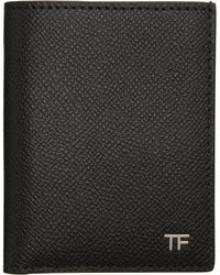 Tom Ford - Small Grain T Line Bifold Card Holder - Lyst