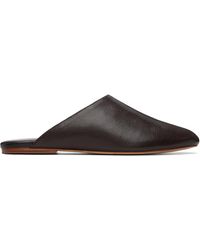 A.P.C. - Flâneurs À Enfiler De Style Mule Bruns - Lyst