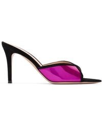 Gianvito Rossi - Confetti Mule Heeled Sandals - Lyst