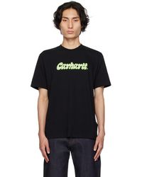 Carhartt - T-shirt noir à logo script - Lyst