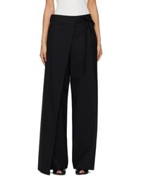 MM6 by Maison Margiela - Wool Blend Trousers - Lyst