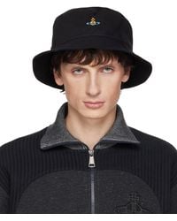 Vivienne Westwood - Embroidered Logo Bucket Hat - Lyst