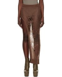 Rick Owens - Hollywood Spider Ziggy Maxi Skirt - Lyst