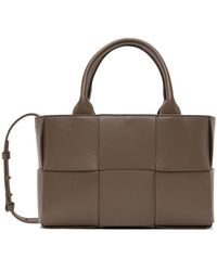 Bottega Veneta - Taupe Mini Arco Tote - Lyst