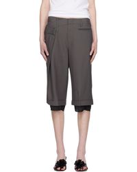 OPEN YY - Wrap Over Shorts - Lyst