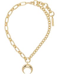Marine Serre - Gold Regenerated Tin Moon Charms Necklace - Lyst