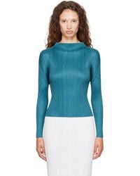 Pleats Please Issey Miyake - Monthly Colors October Turtleneck Top - Lyst