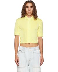 Eytys - Chemise Joyce Jaune Exclusive À Ssense - Lyst
