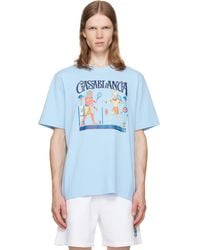 CASABLANCA - Egyptian Tennis Match Short Sleeve T‑Shirt - Lyst