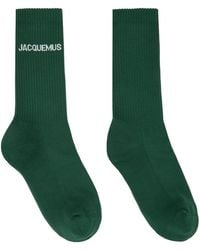Jacquemus - Green 'les Chaussettes ' Socks - Lyst