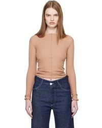 Baserange - Tan Pama Long Sleeve T-Shirt - Lyst