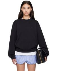 Acne Studios - Crew Neck Fleece Sweatshirt - Lyst