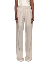 Rick Owens - Off- Temple Dietrich Drawstring Lounge Pants - Lyst