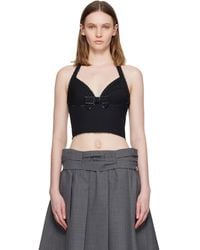 ShuShu/Tong - Halter Bow Tie Cami Top - Lyst