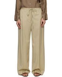 Rohe - Relaxed Drawstring Trousers - Lyst