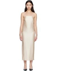 Loulou de Saison - Giulia Bustier Midi Dress - Lyst