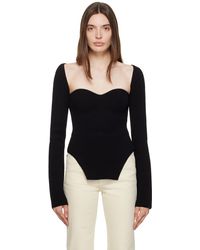 KHAITE - Black Maddy Long Sleeve T-shirt - Lyst