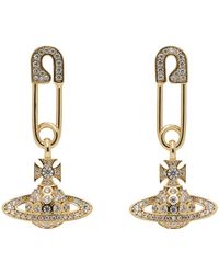 Vivienne Westwood - Gold Lucrece Earrings - Lyst