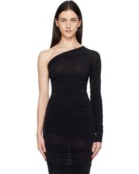 Wolford - Sheer Drape String Body Long Sleeve Bodysuit - Lyst