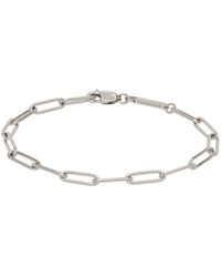 Tom Wood - Bracelet-chaînette à maillons torsadés argenté - Lyst