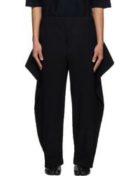 Homme Plissé Issey Miyake - Cover And Fold Trousers - Lyst